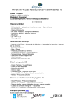 Programa e inscripción
