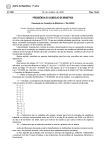 Resolución Consejo de Ministros de Portugal